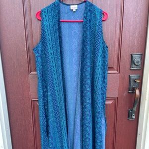 LuLaRoe Joy Sleeveless Kimono